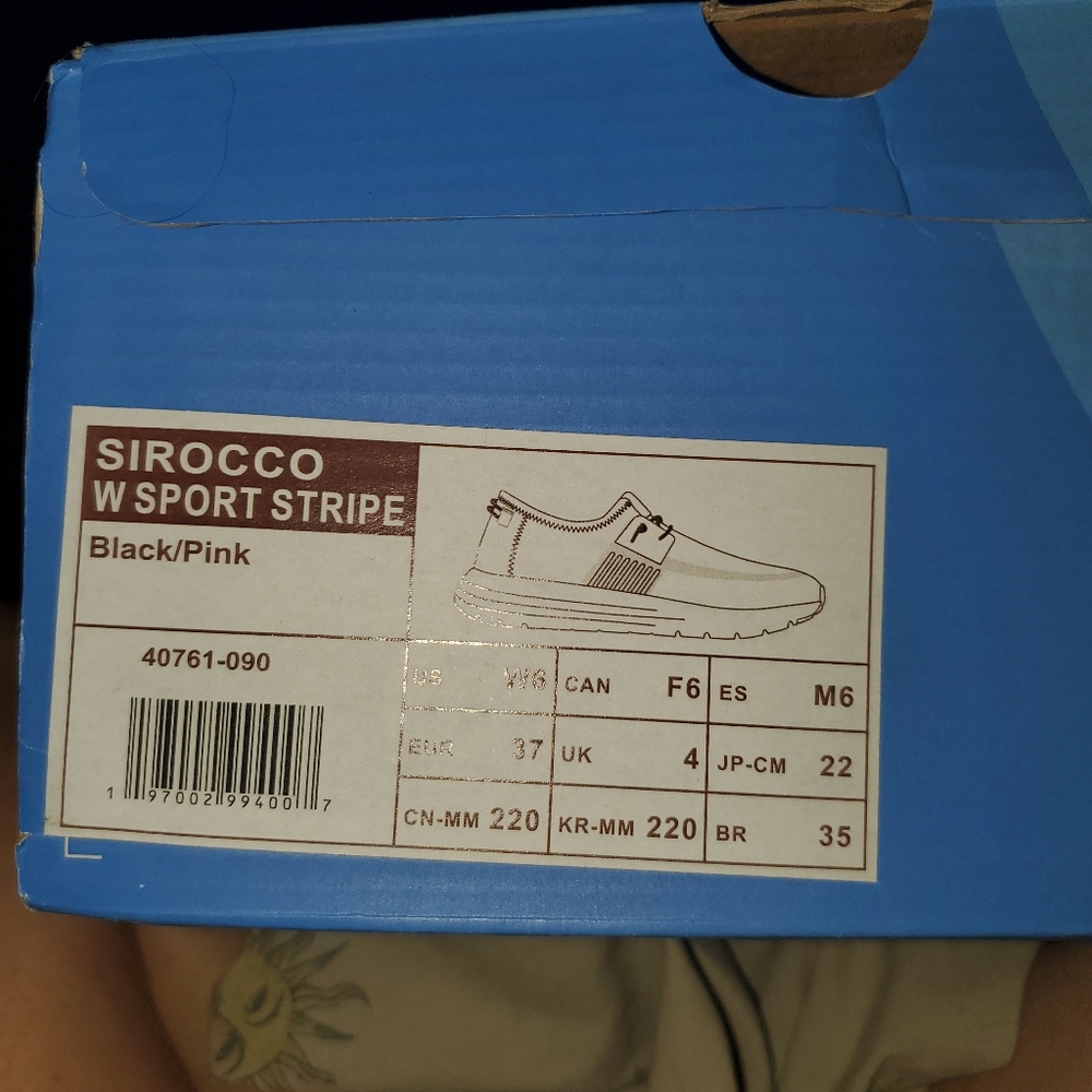 Sirocco W Sport Stripe Sneakers - Black/Pink